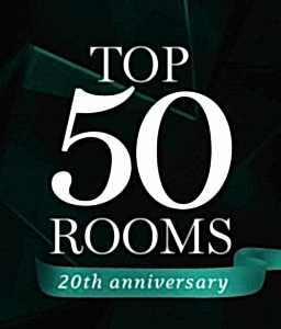 Top 50 rooms award